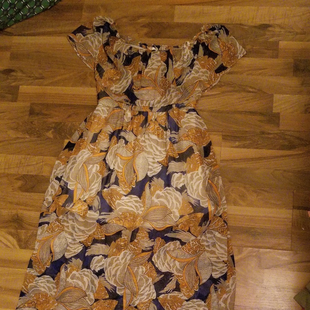 Floral off the shoulder dress